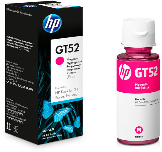 HP GT52 Magenta Original Ink Bottle (M0H55AE)