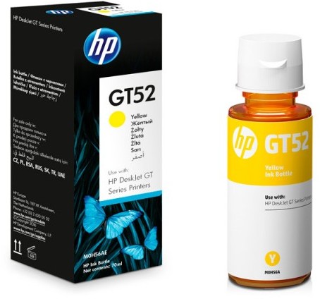 HP GT52 Yellow Original Ink Bottle (M0H56AE)