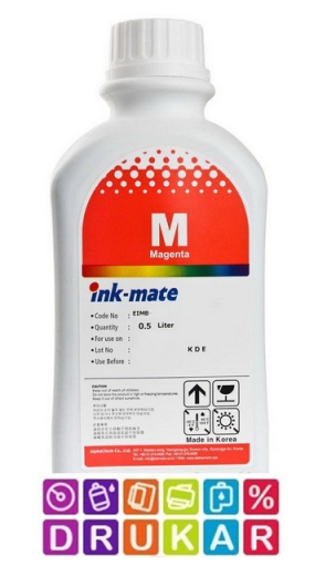 Mực In Chuyển Nhiệt Ink-Mate Korea Meganta 1 lít màu đỏ