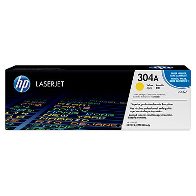 Mực in HP 304A Yellow LaserJet Toner Cartridge (CC532A)