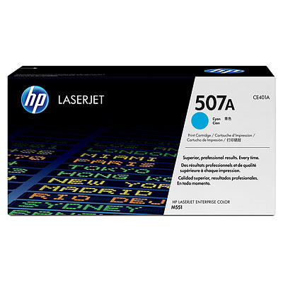 Mực in HP 507A Cyan LaserJet Toner Cartridge (CE401A)