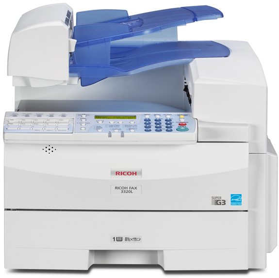 Máy Fax Ricoh 3320L, Laser trắng đen