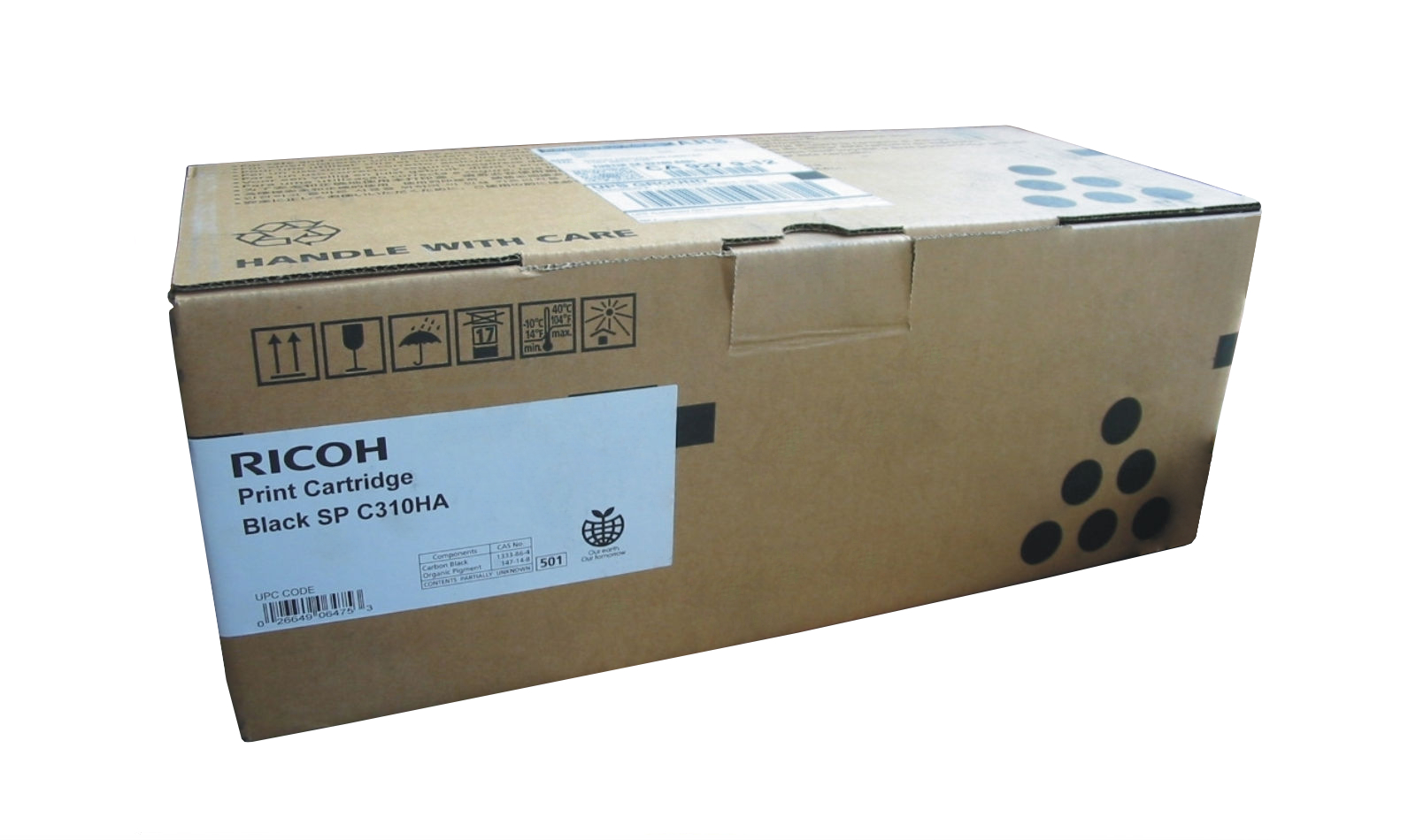 Mực in Ricoh C310HS Black Toner Cartridge (406483)