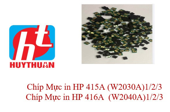 Chíp mực in HP 416A  (W2040A)1/2/3