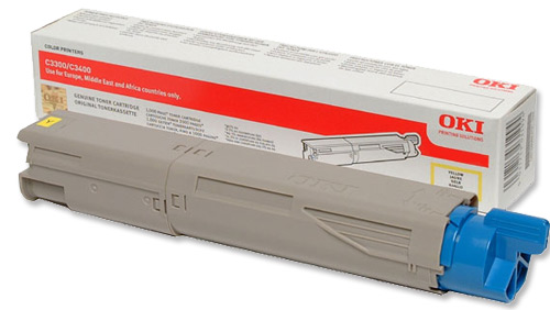 Mực in Oki C3300n/C3400n/C3600n Yellow Toner Cartridge (43459453)