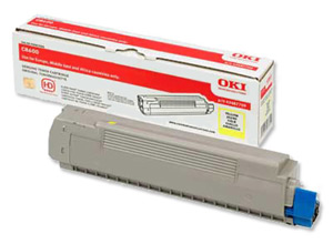 Mực in Oki C8600 Yelloe Toner Cartridge