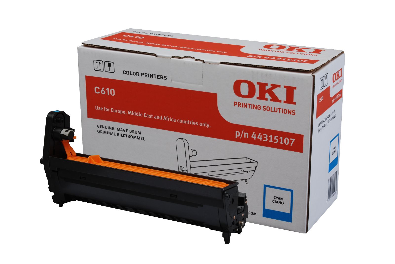 Drum Oki C610 màu xanh