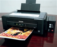 Máy in Epson L350, In, Scan, Copy, In phun màu tiếp mực ngoài