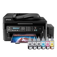 Máy in Epson L555, In, Scan, Copy, Fax, Tiếp mực ngoài chính hãng, kết nối Wifi