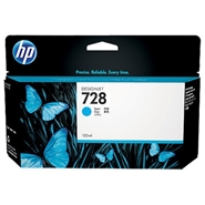 HP 728 130-ml Cyan DesignJet Ink Cartridge (F9J67A)