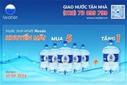 Tiết kiệm hơn khi mua nước Rosée – mua 5 tặng 1 ngay tại iWater